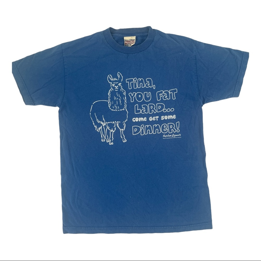 Napoleon Dynamite Movie T-shirt Tina Graphic 2005 Shirt Short Sleeve Adult L